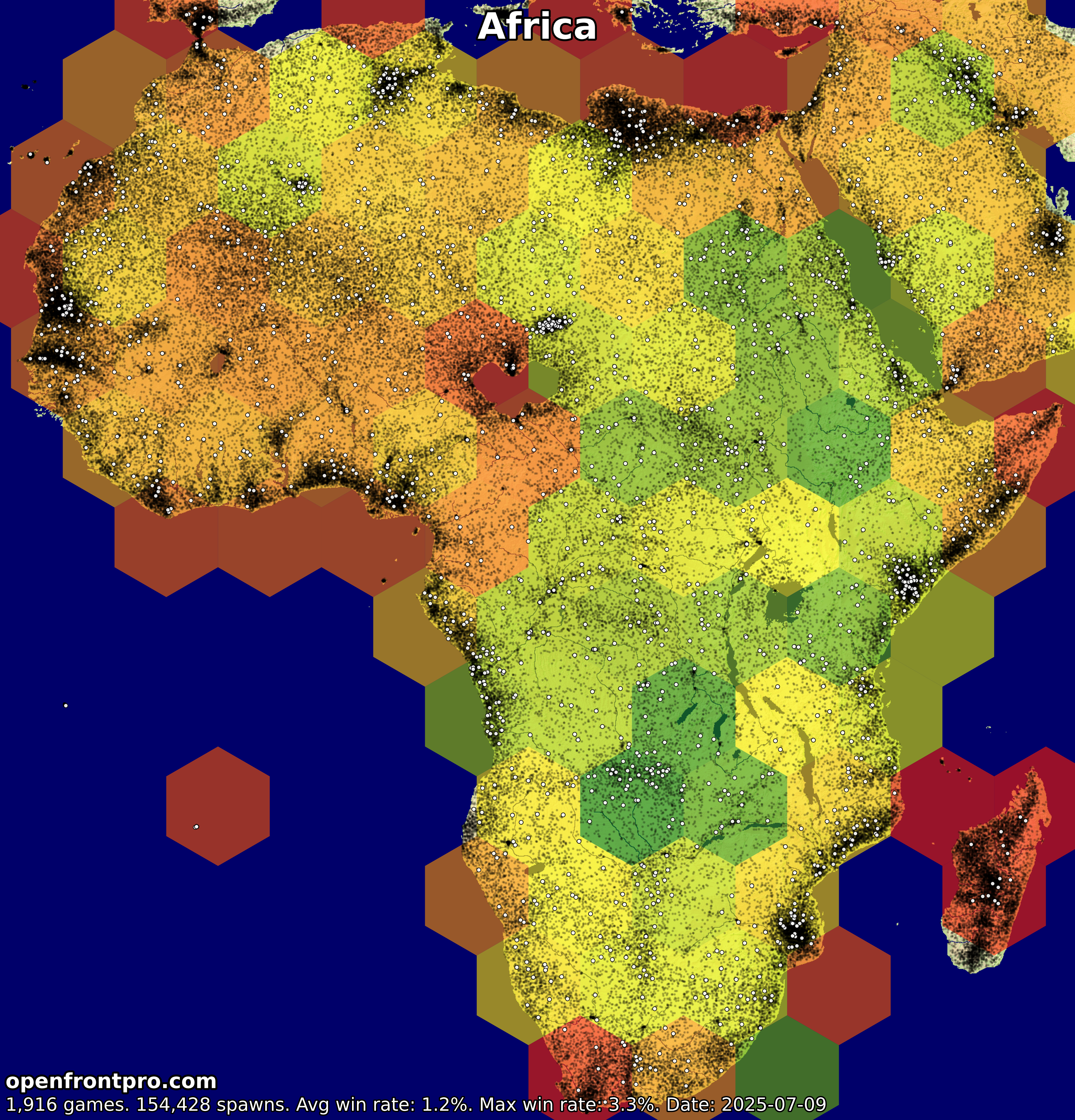 OpenFront Africa Map Win Rates