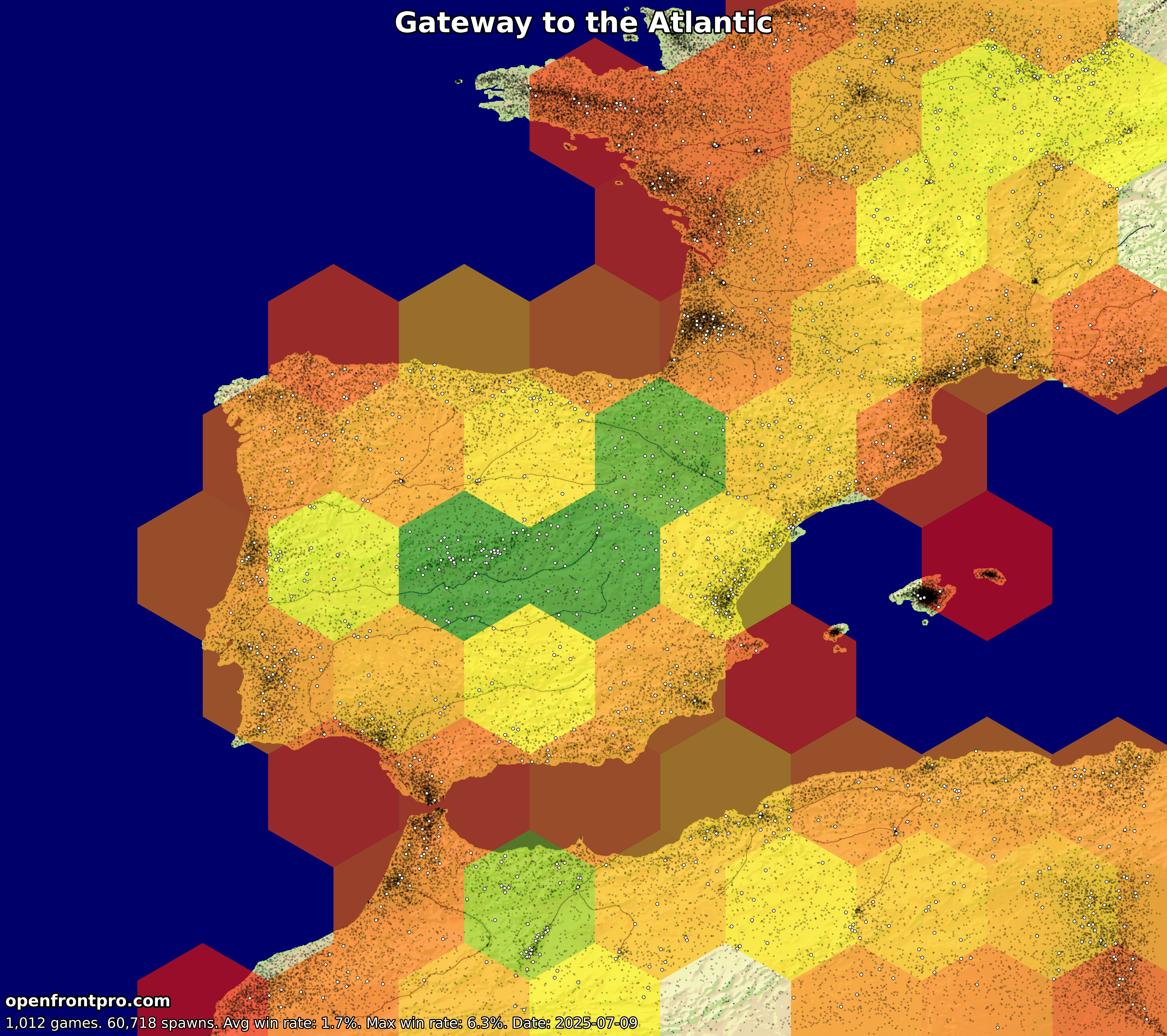 OpenFront Gateway to the Atlantic Map Win Rates